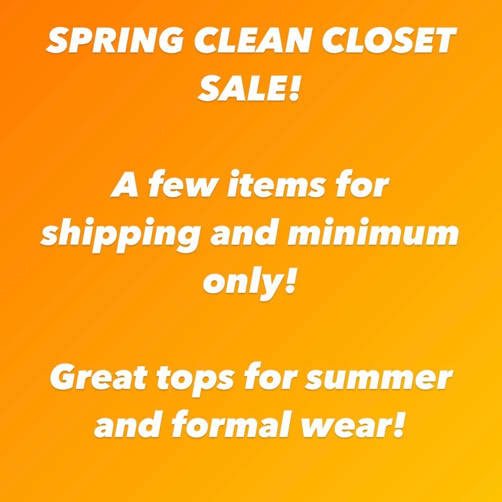 Spring Cleaning Sale! Items styled and dropping daily